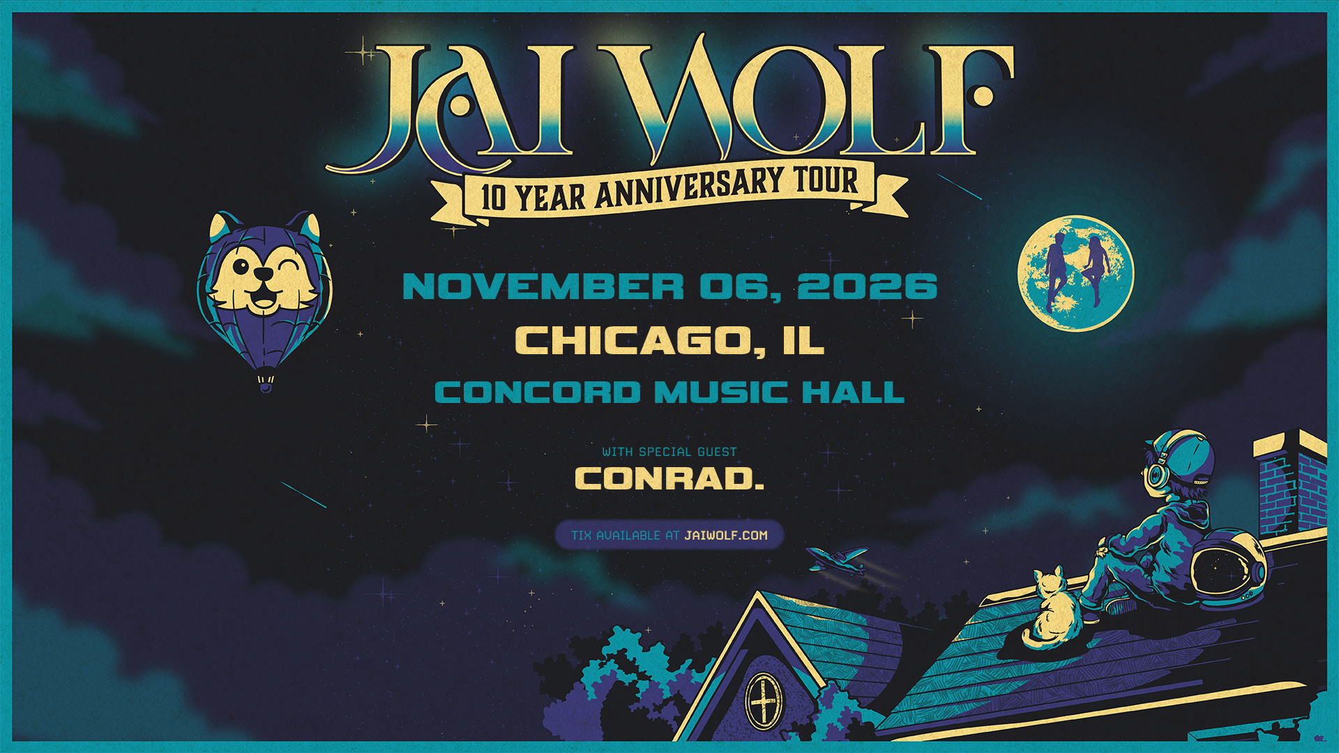 Jai Wolf [10 Year Anniversary Tour]