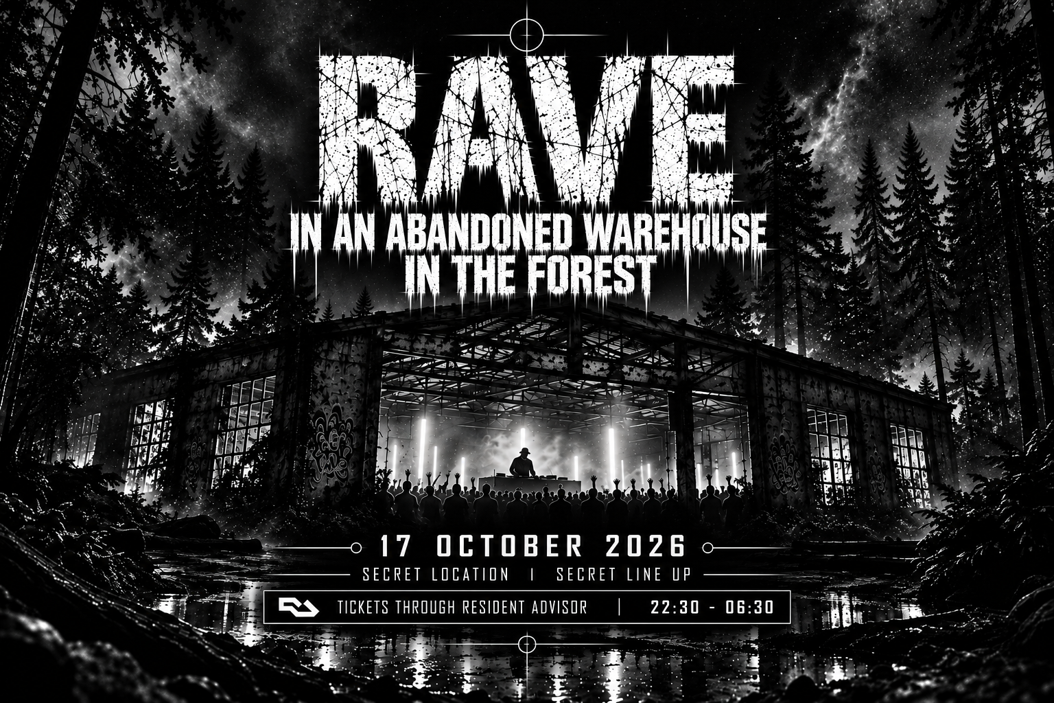 Rave in an Abandoned Warehouse (Parnitha)