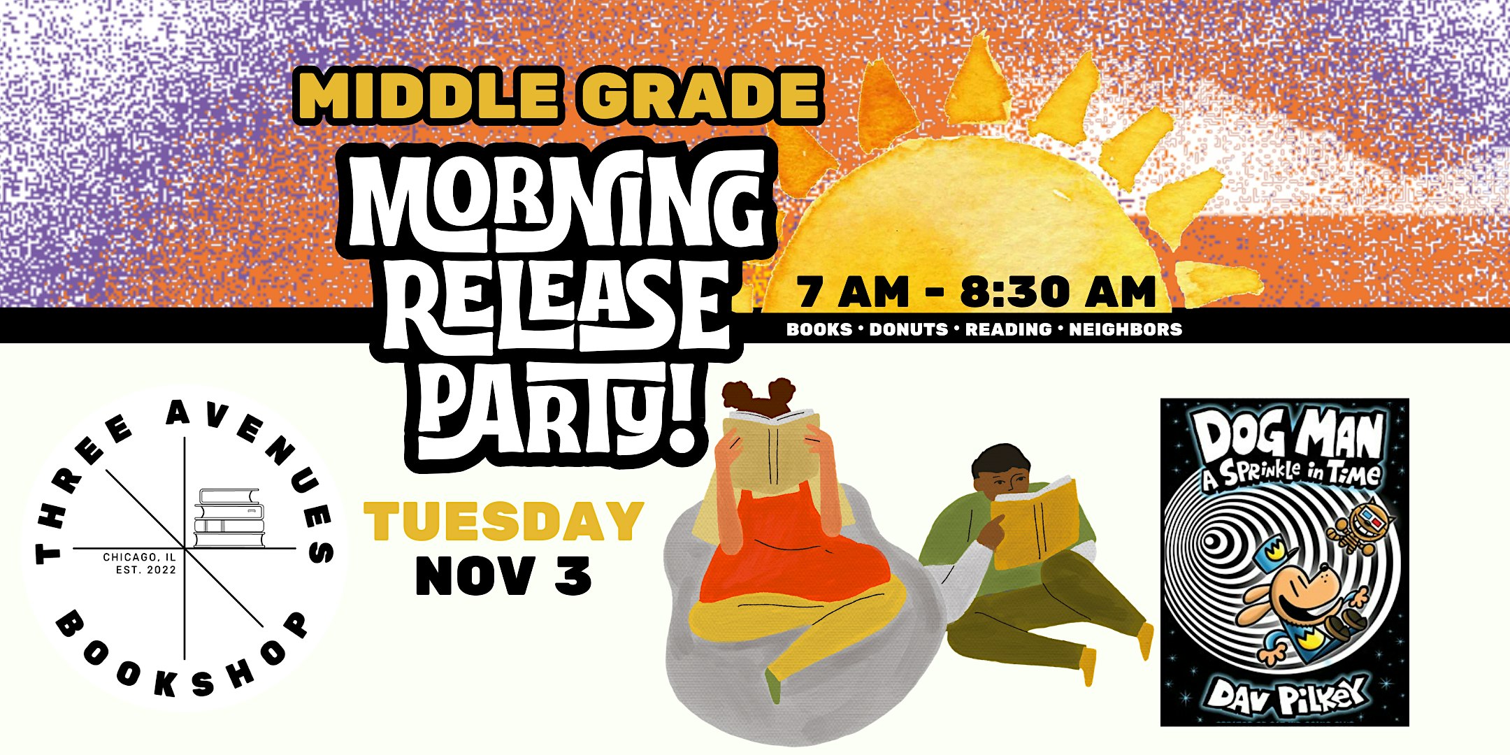 Middle Grade Morning Release: Dog Man #15: A Sprinkle in Time