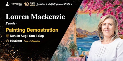 2026  Art Salon l Painting Demonstration by Lauren Mackenzie