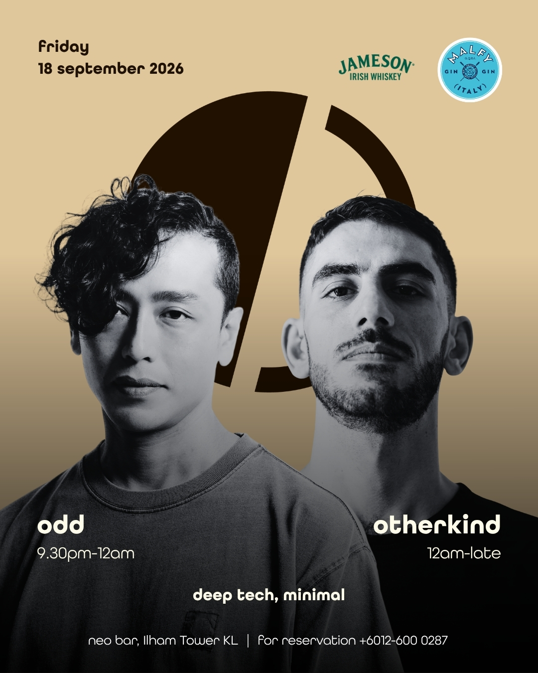 Neo Bar KL- 18,19 September Weekend feat. Odd, OtherKind, It's All Gone House