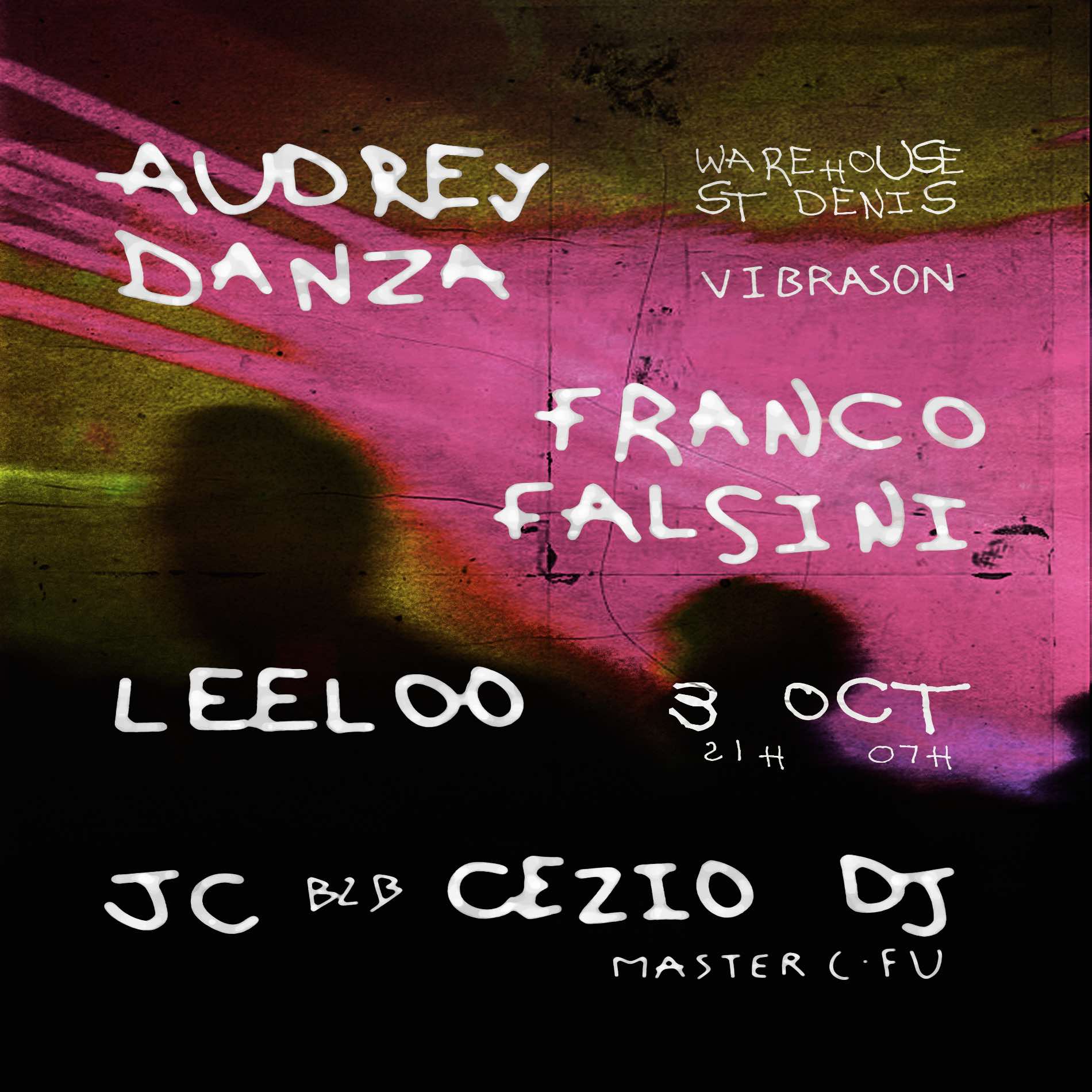 WAREHOUSE NIGHT: Audrey Danza - FRANCO FALSINI