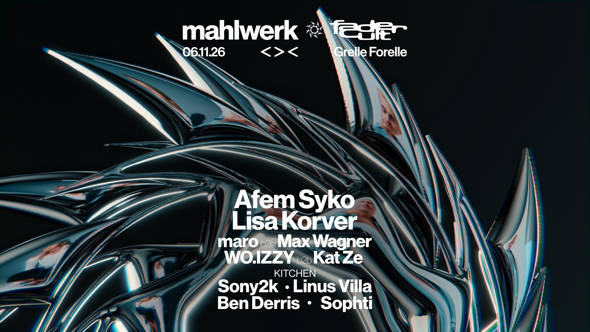 MAHLWERK: Afem Syko & Lisa Korver with FADERCULT