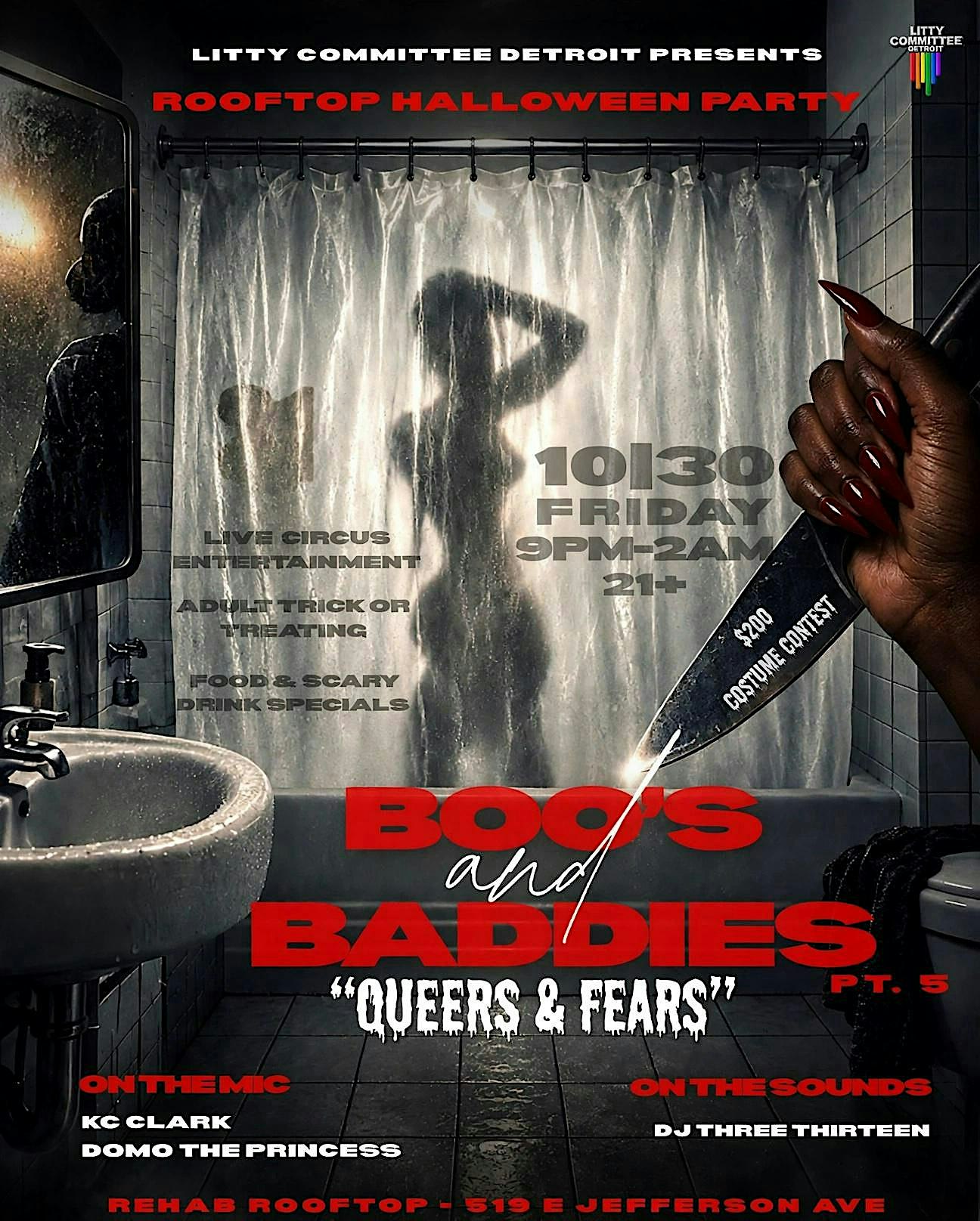 Boo’s & Baddies- Rooftop Halloween Party