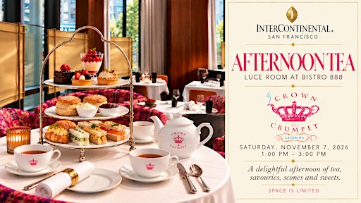 Afternoon Tea at The Luce Room with Crown & Crumpet