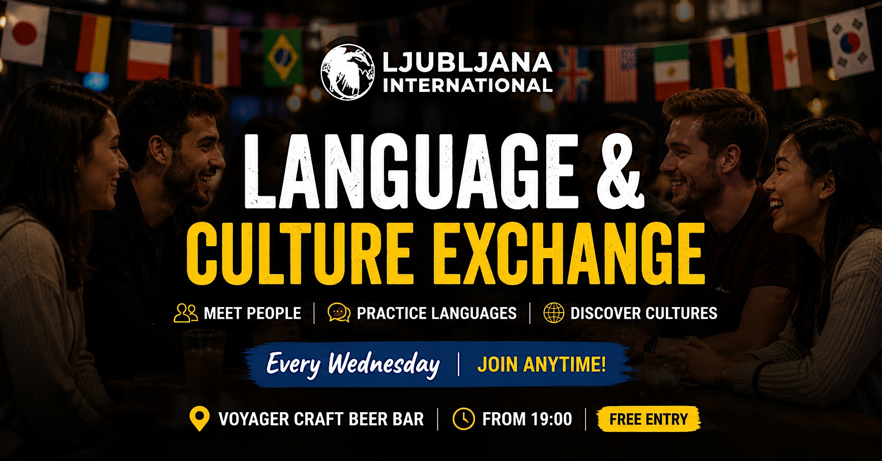 Ljubljana International: Language & Culture Exchange ️