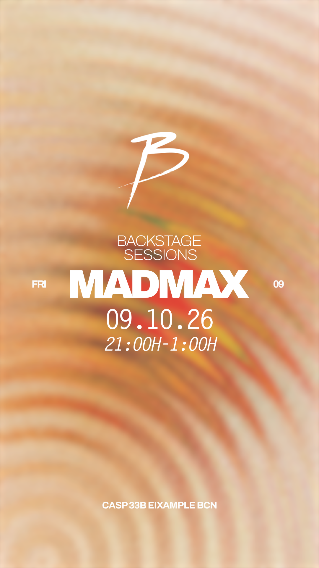 Backstage sessions: madmax