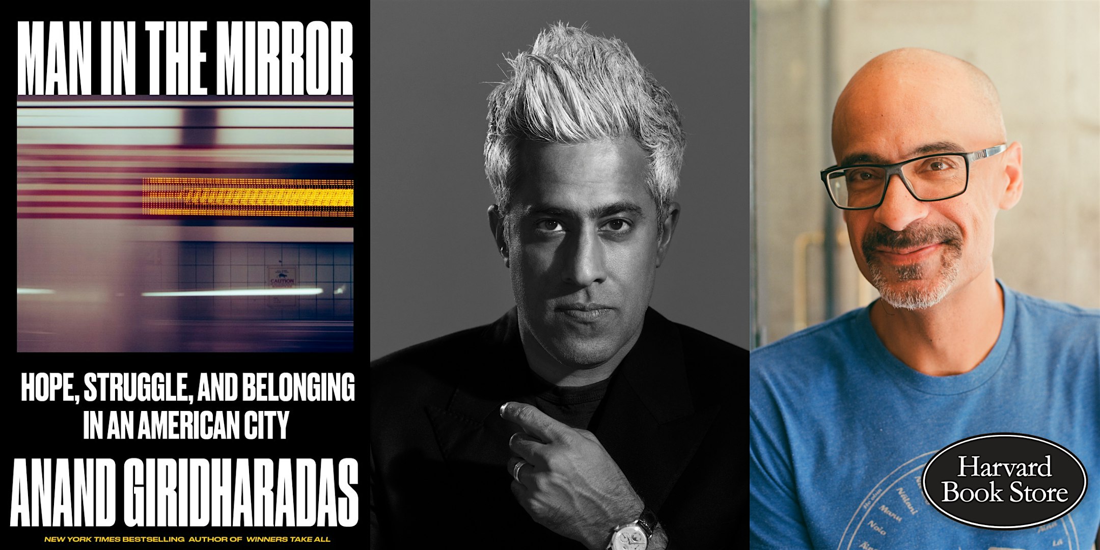 Anand Giridharadas at The Brattle Theatre