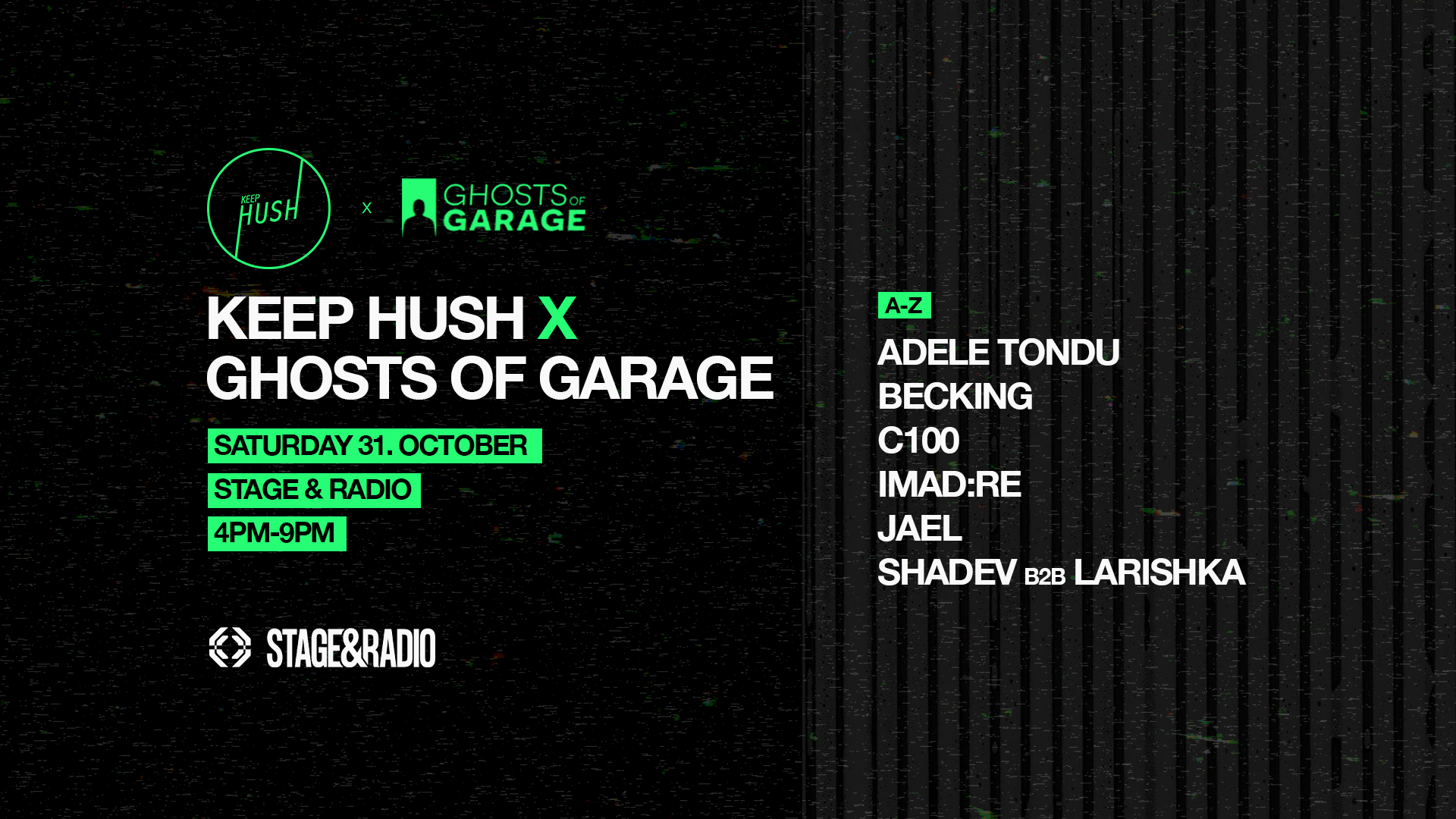 Keep Hush x Ghosts of Garage