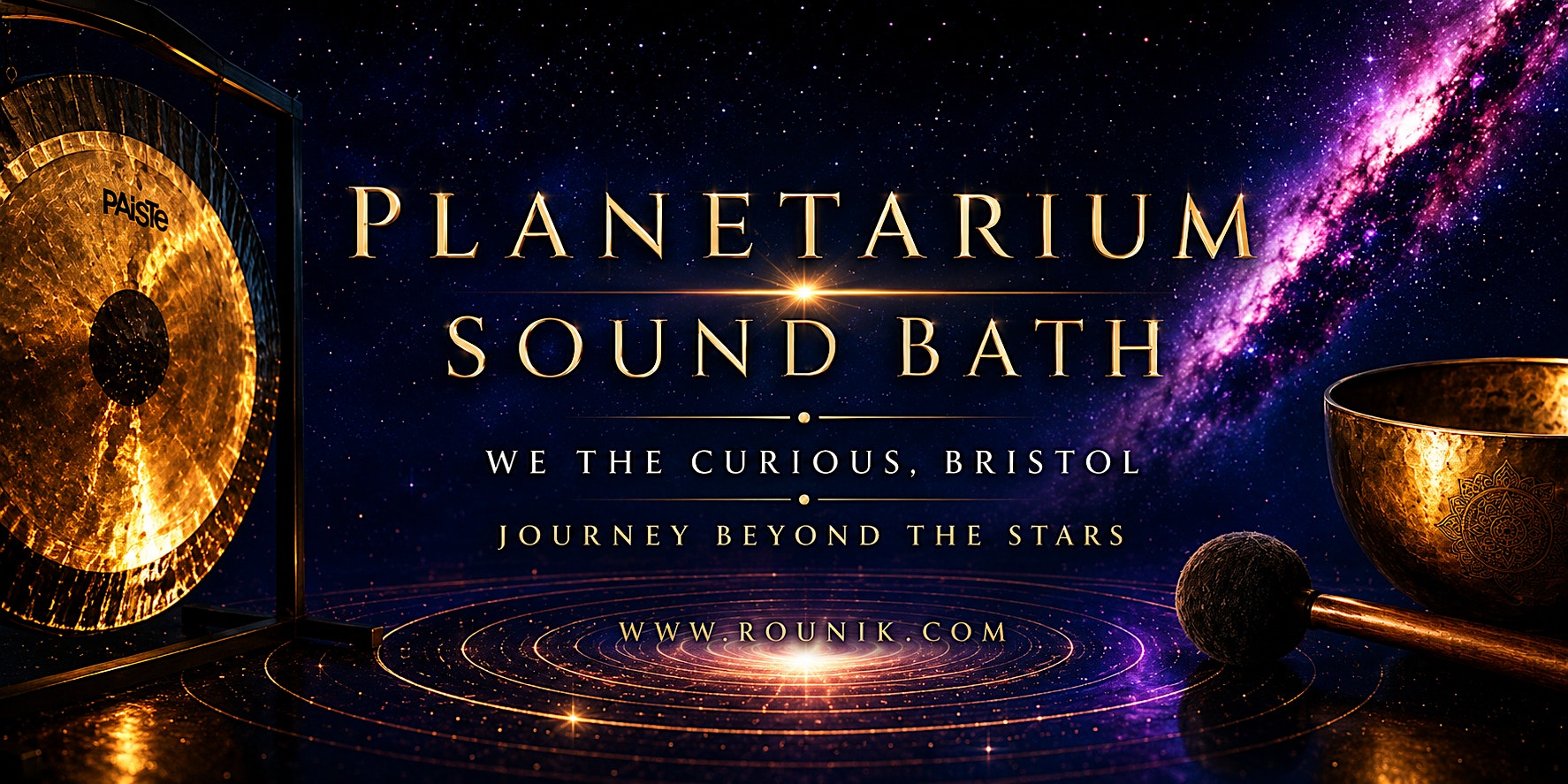Planetarium Sound Bath: Immersive  Journey Beyond The Stars