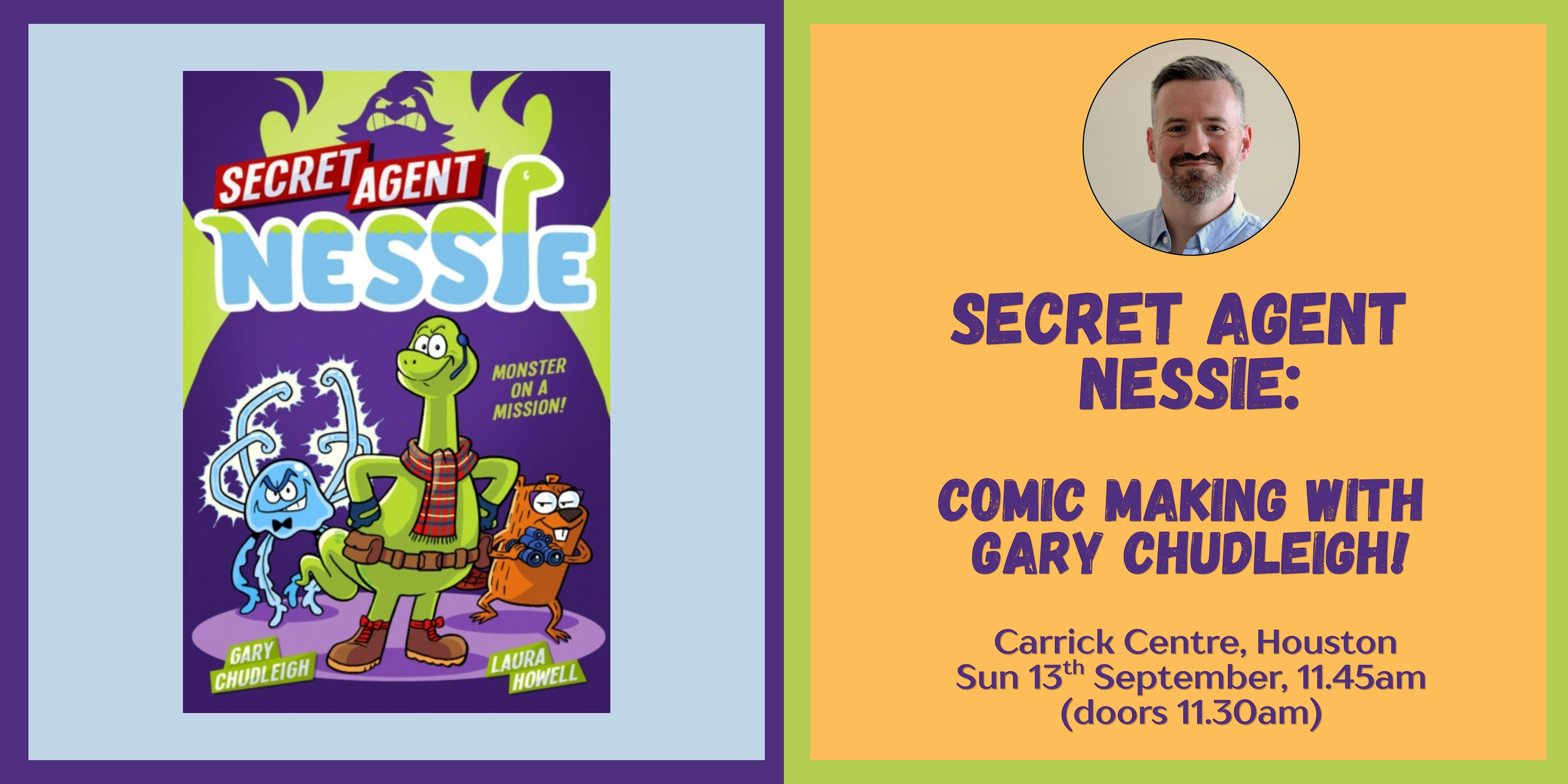 Secret Agent Nessie: Comic-Making with Gary Chudleigh