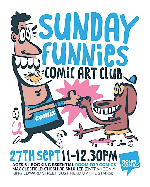 Sunday FUNNIES! Cartoon Art Club (6+)