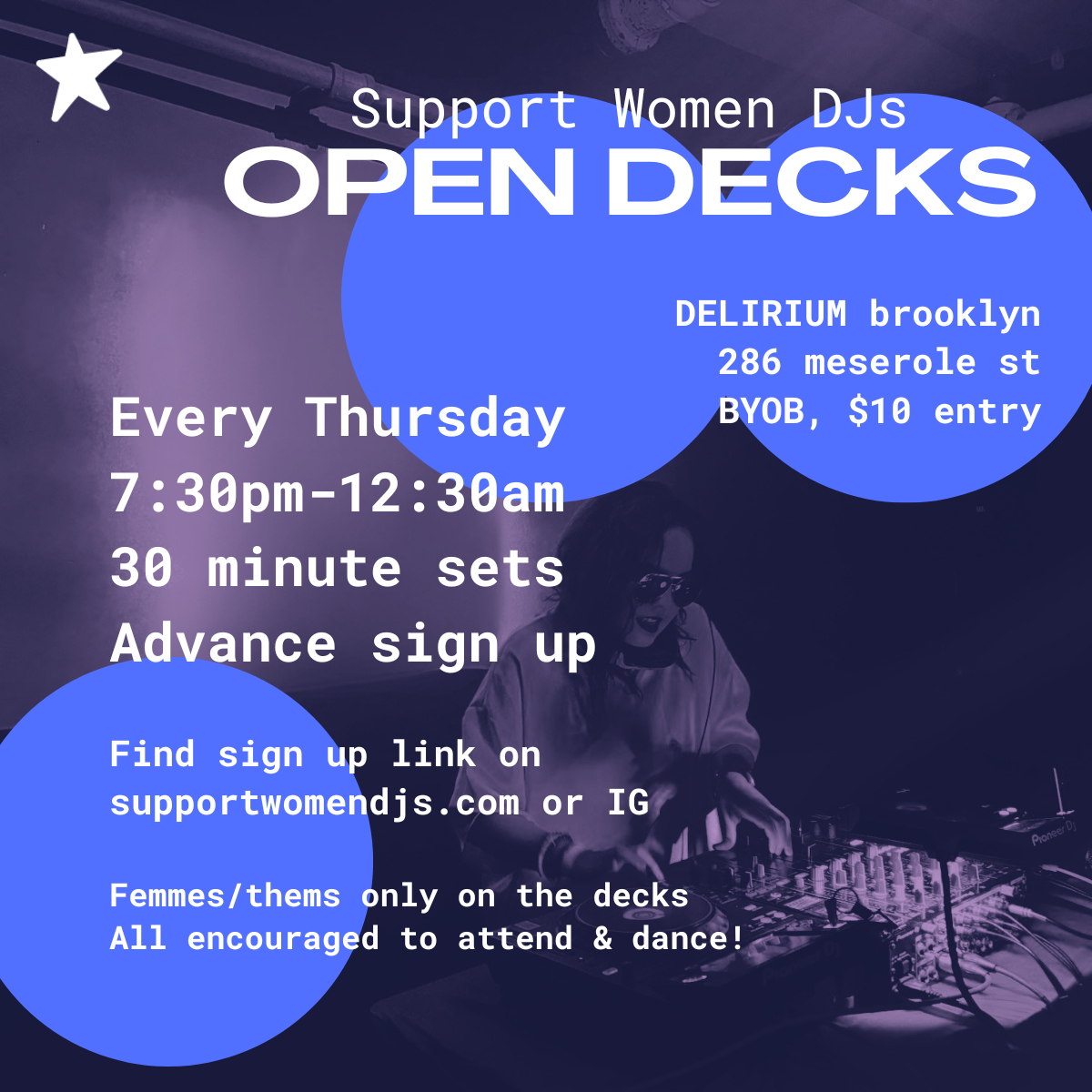Support Women DJs Open Decks