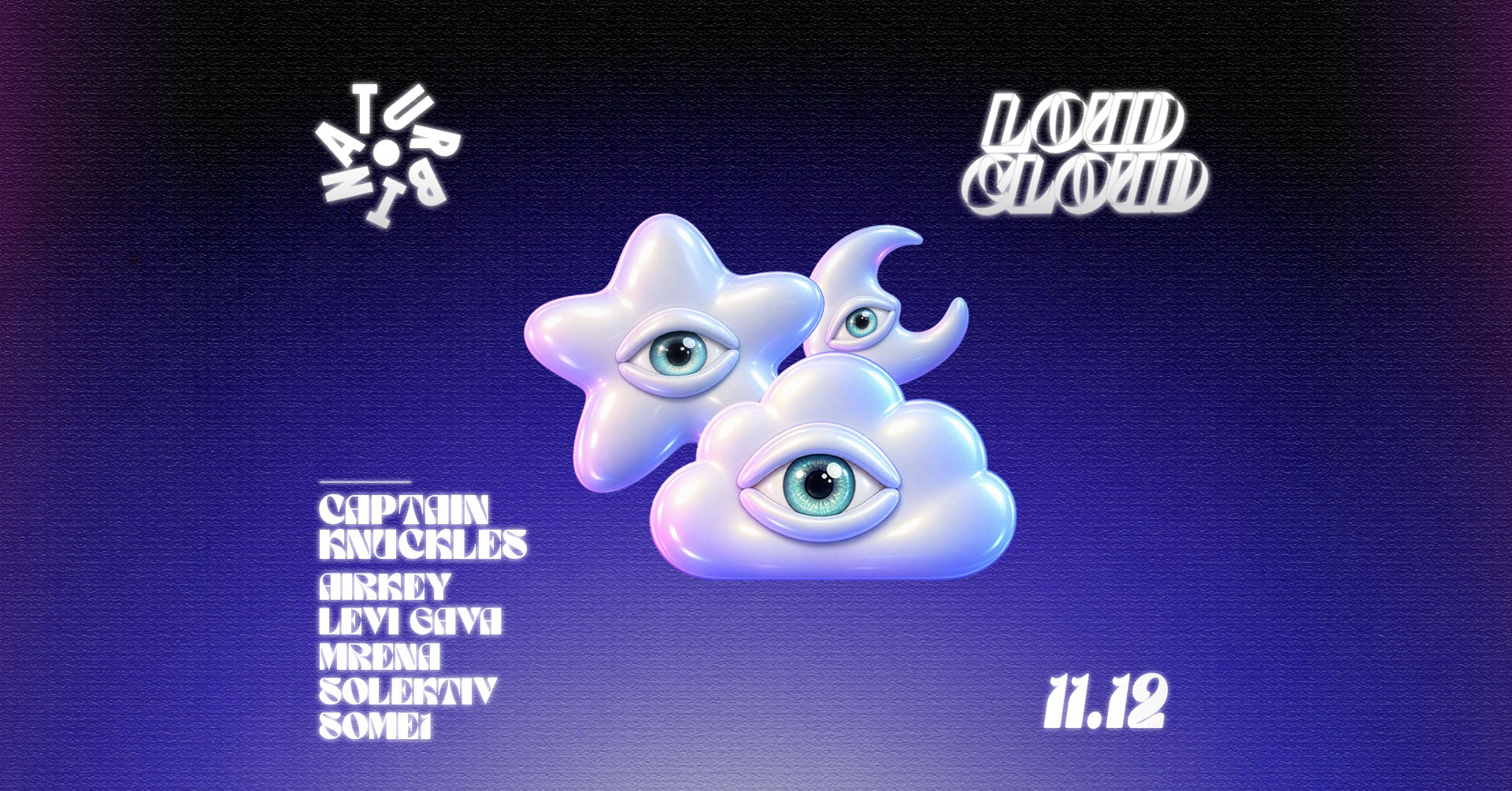 Loud Cloud Invites: Captain Knuckles Club Room • 1112