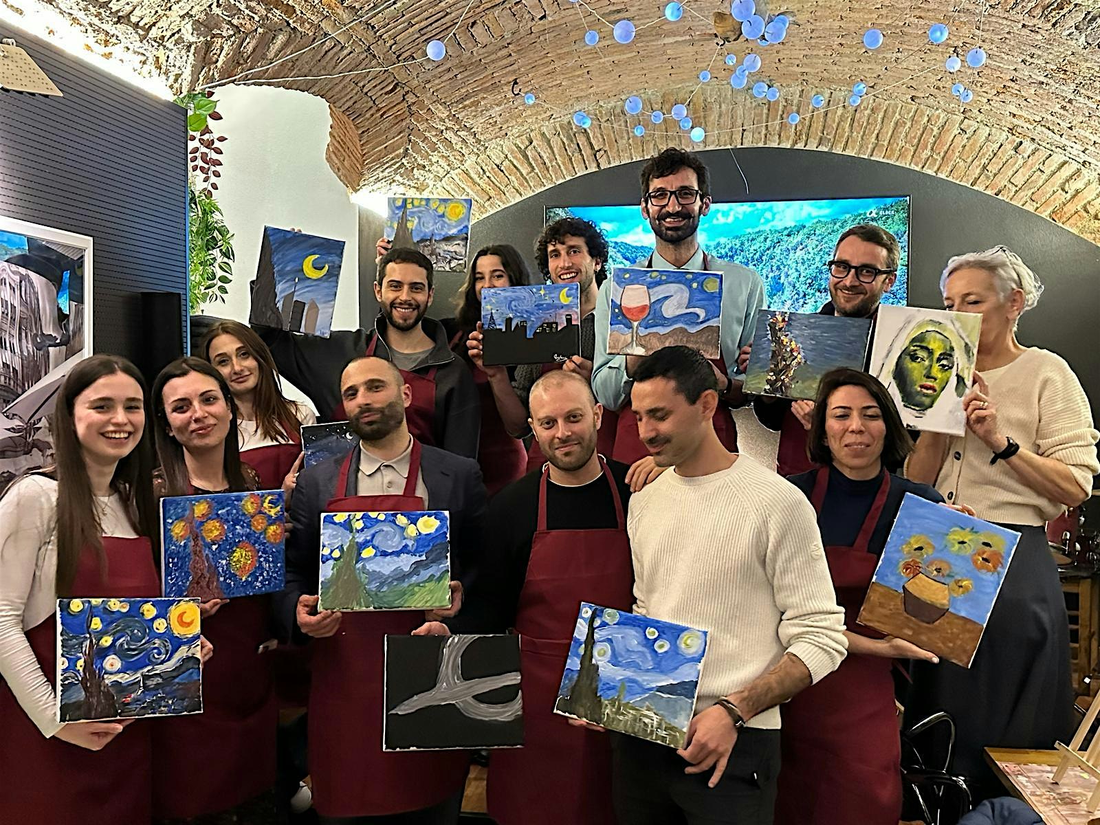 Art and Wine at Dasein - Paint and Sip in Milano