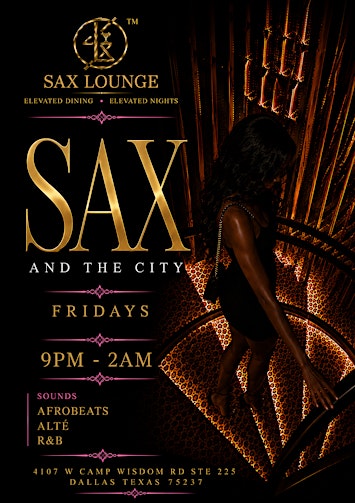 SAX AND THE CITY | Afrobeats Alte R&B