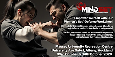 Women's MINDSET Weekend Self-Defence Workshop - Albany, Auckland