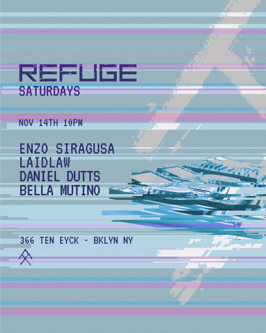 Refuge Saturday: Enzo Siragusa, Laidlaw, Daniel Dutts & Bella Mutino