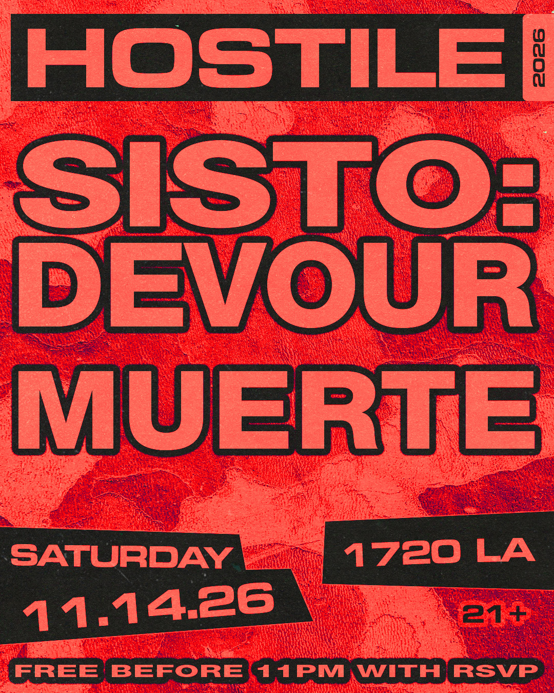 HOSTILE: SISTO + MUERTE