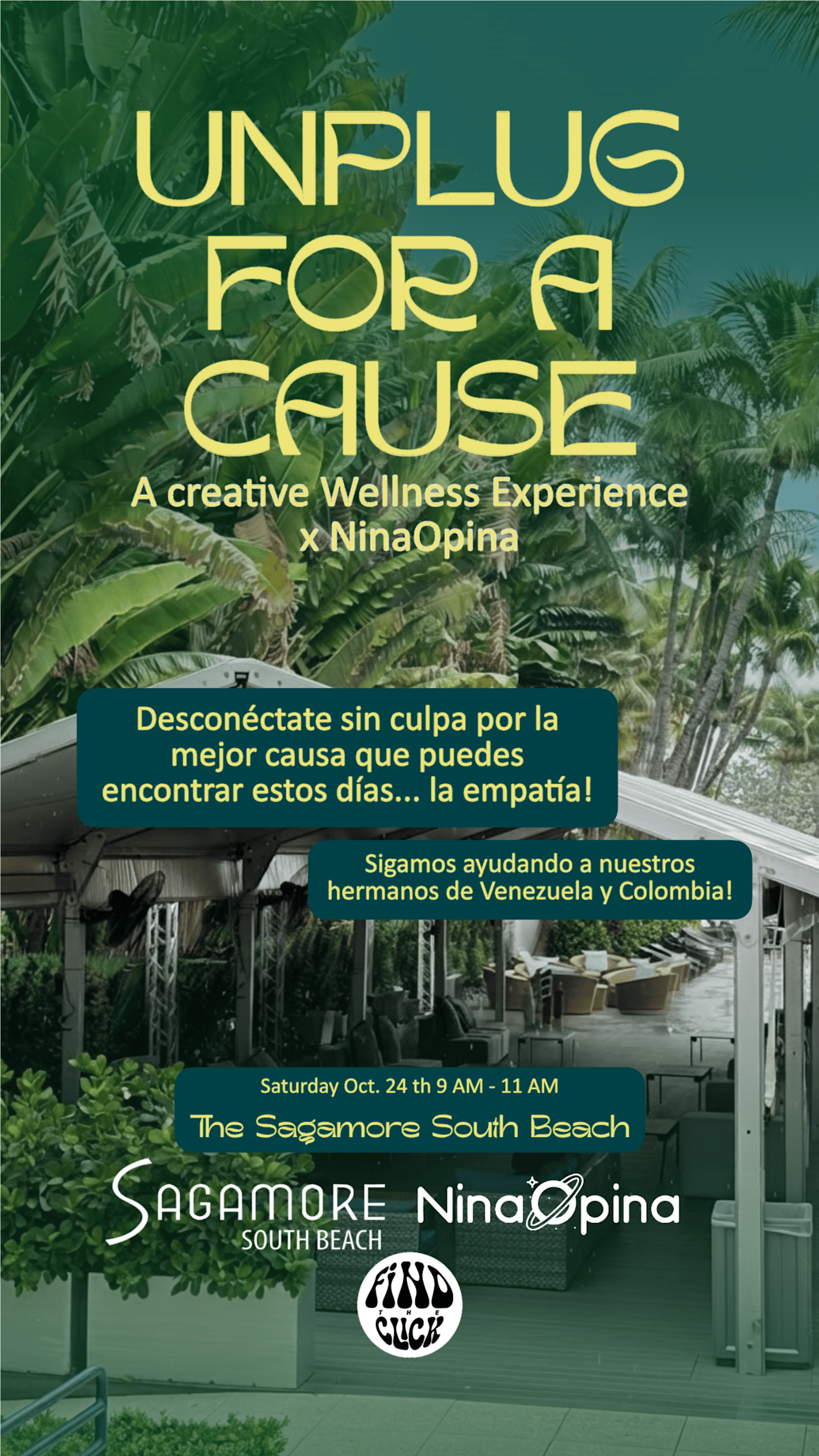 Unplug for a Cause: A Creative Wellness Experience x NinaOpina