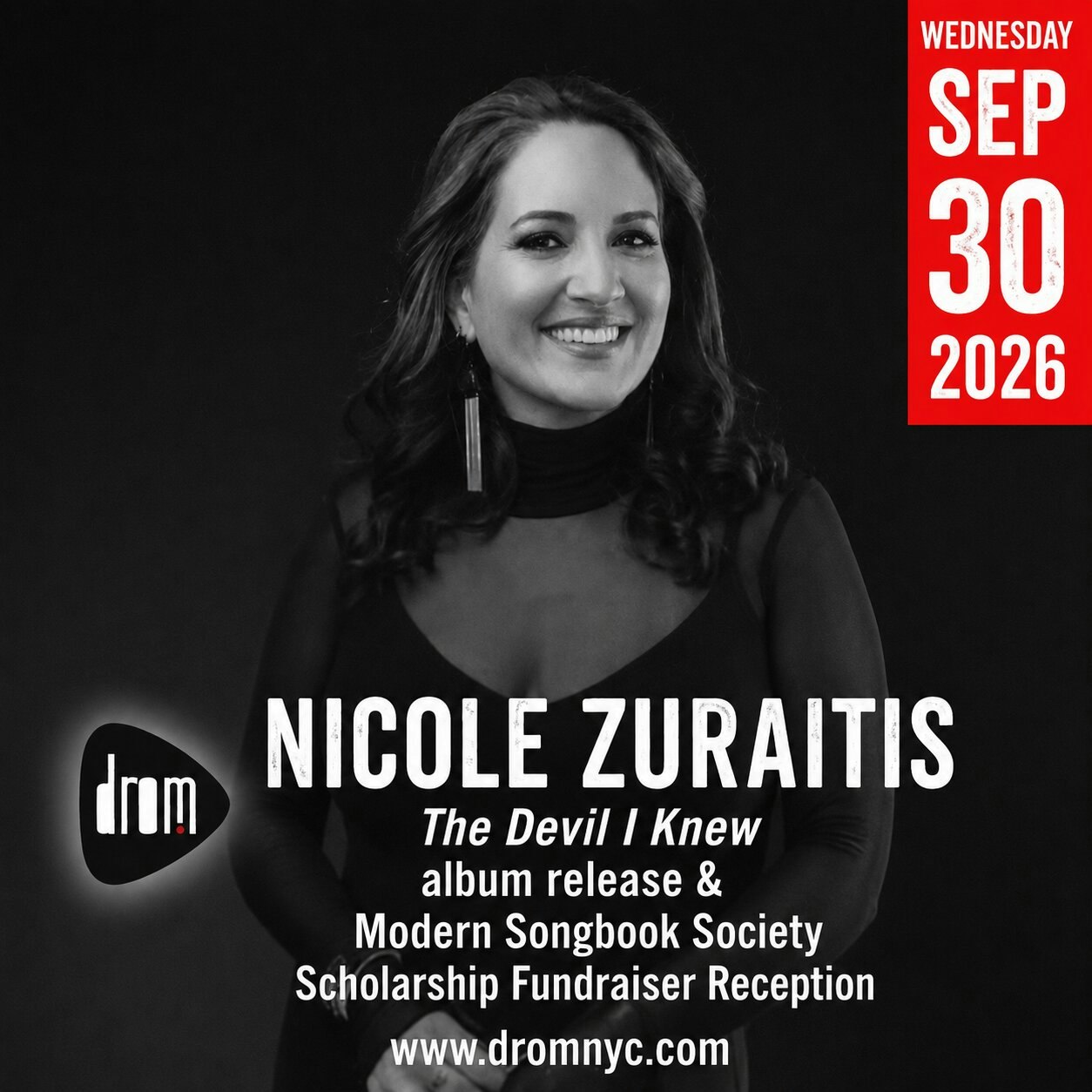 The Devil I Knew album release & Modern Songbook Society Scholarship Fundraiser Reception