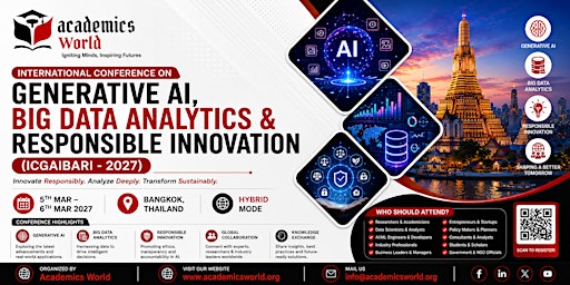 International Conference on Generative AI, Big Data Analytics