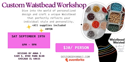 Create Your Own Custom Waistbead Workshop