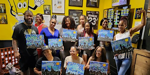 Paint & Sip @Mr. Fries Man With Biya The Painter