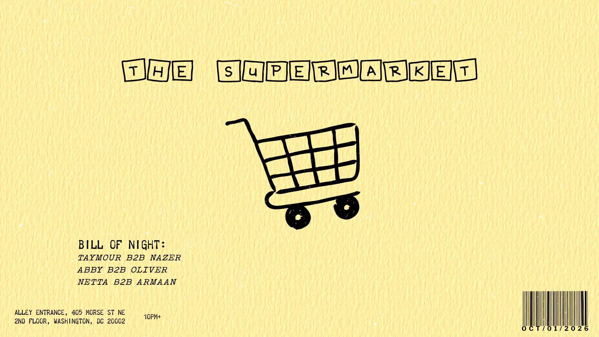 Supermarket: Opening Night