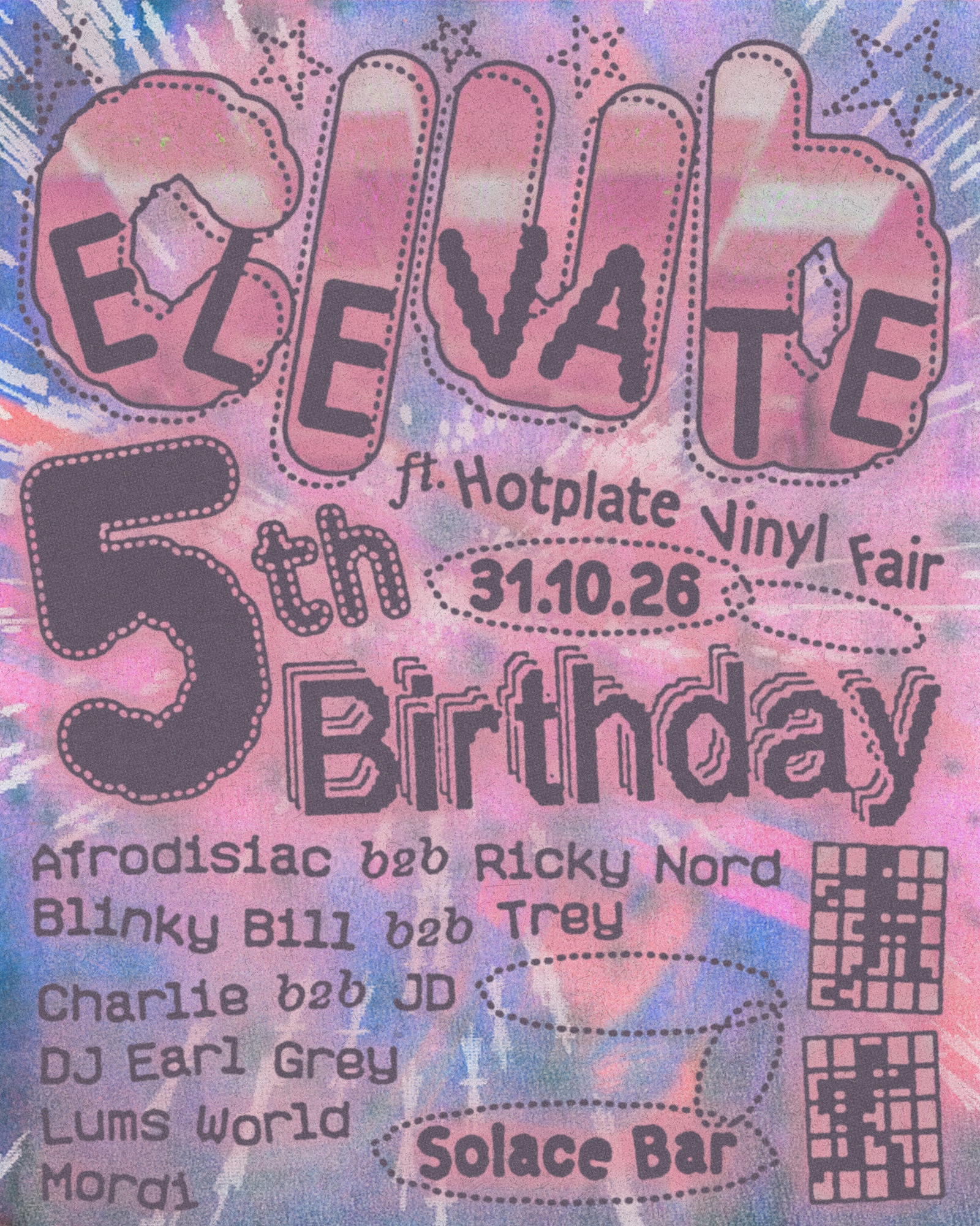 Club Elevate 5th Birthday feat. Hotplate Vinyl Fair