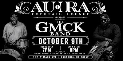 AURA LIVE FRIDAYS featuring The GMCK Band
