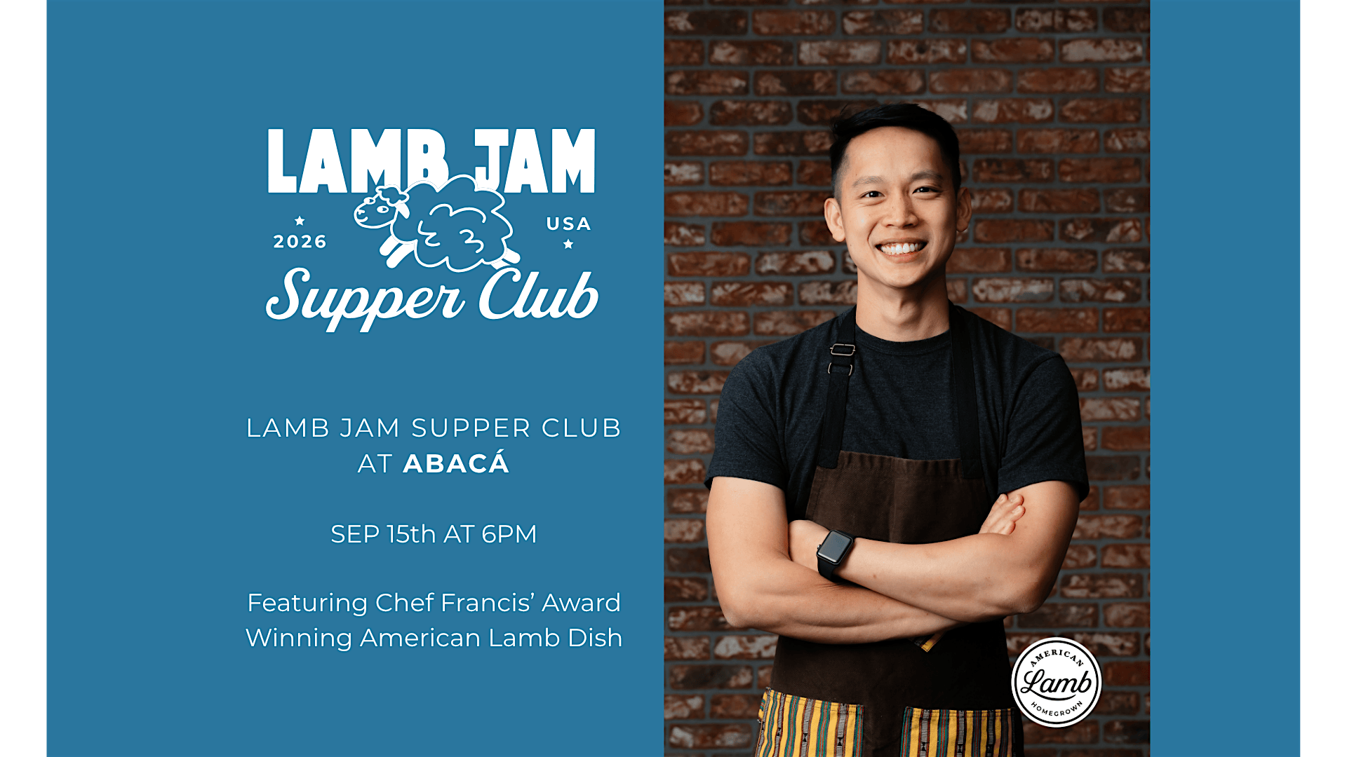 Lamb Jam Supper Club at Abacá