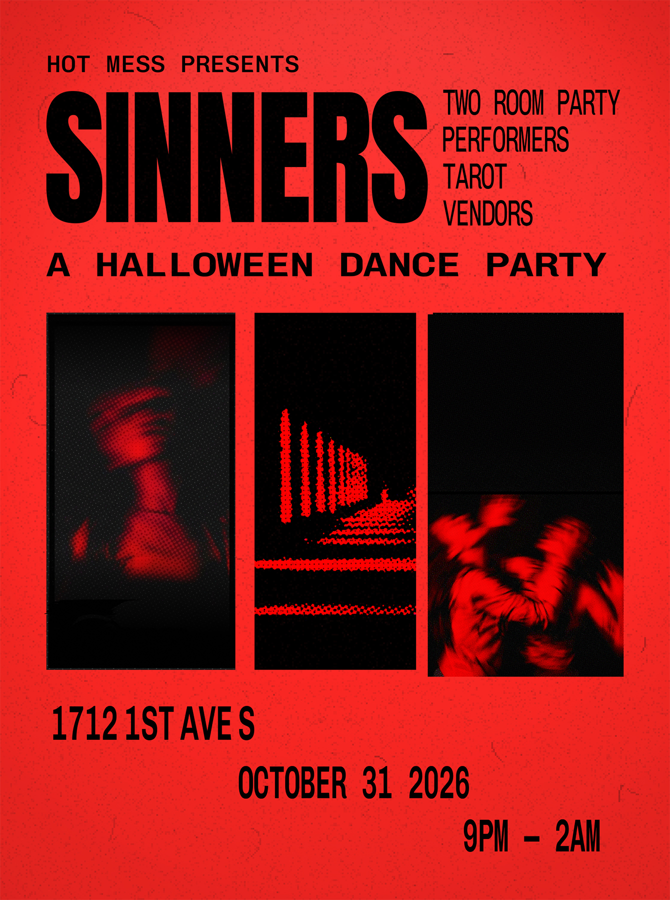 Hot Mess presents: SINNERS Halloween