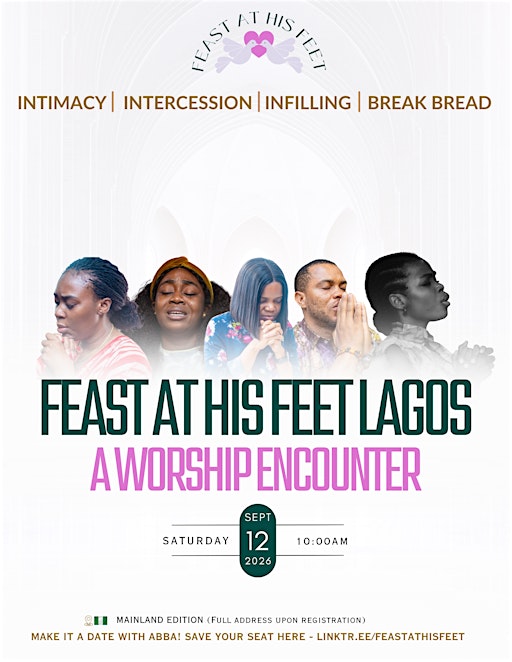 Feast at His Feet Lagos September 2026  Edition
