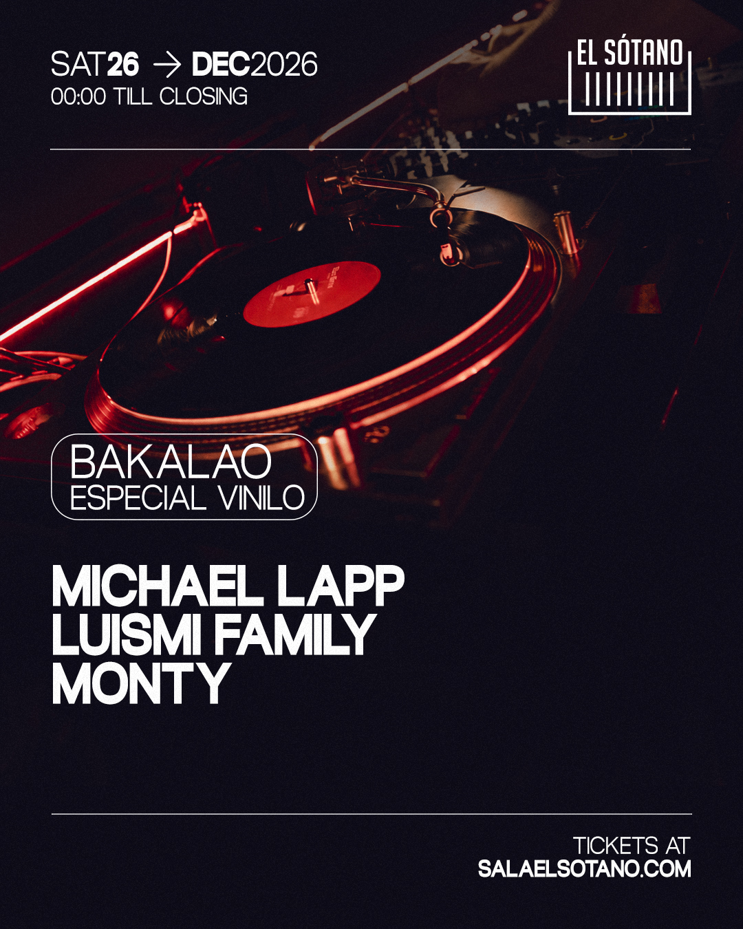 BAKALAO ESPECIAL VINILO: MICHAEL LAPP, LUISMI FAMILY, Monty