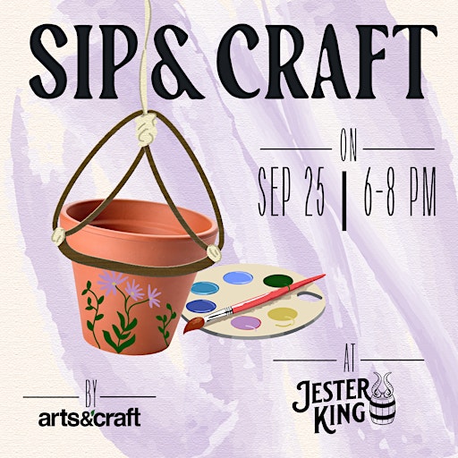 Sip & Craft at Jester King