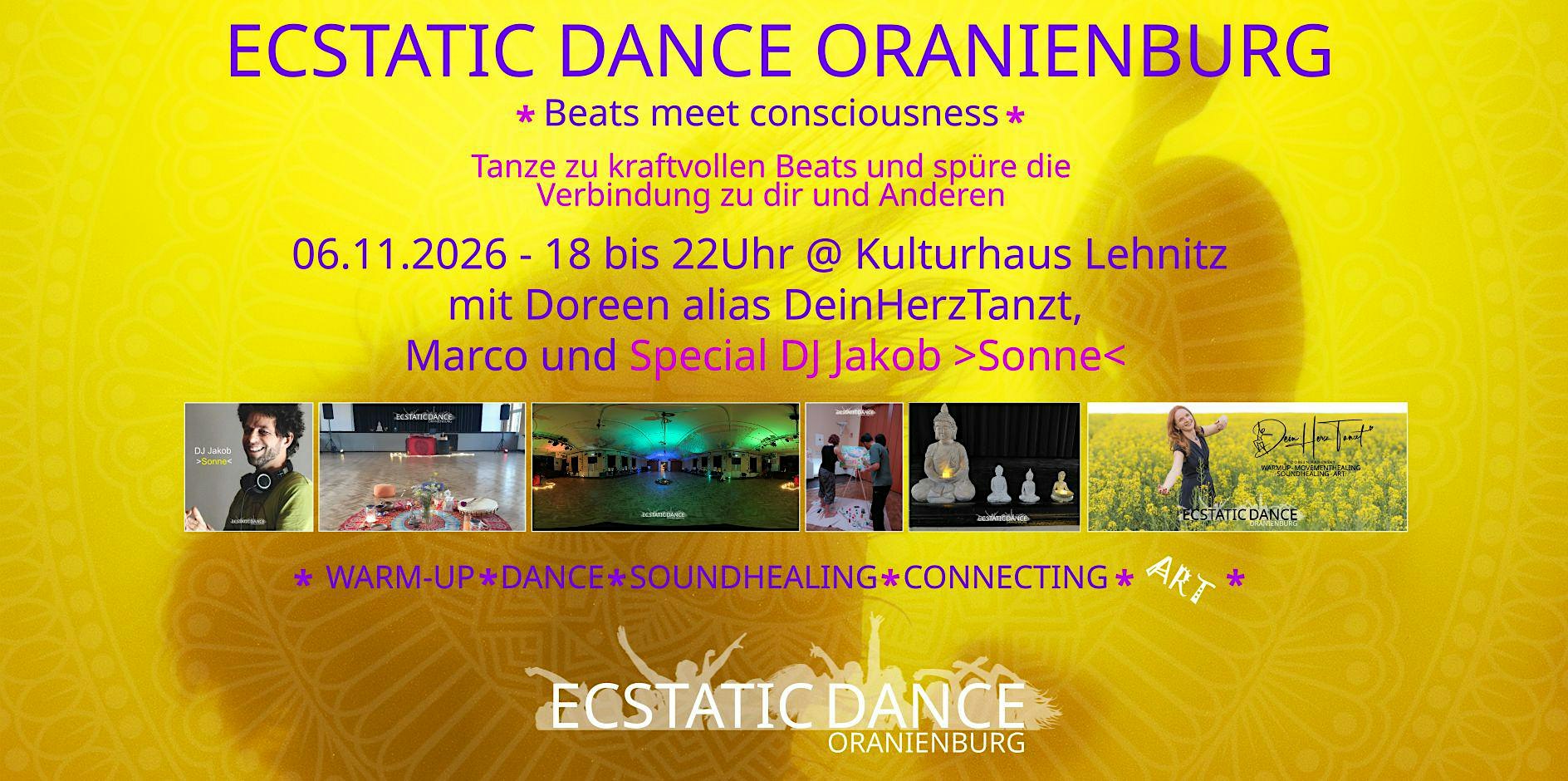 Ecstatic Dance Oranienburg -  Beats meet consciousness - November 2026