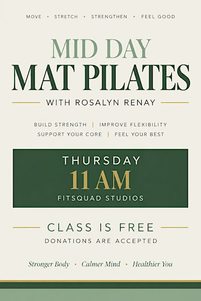Mid Day Mat Pilates