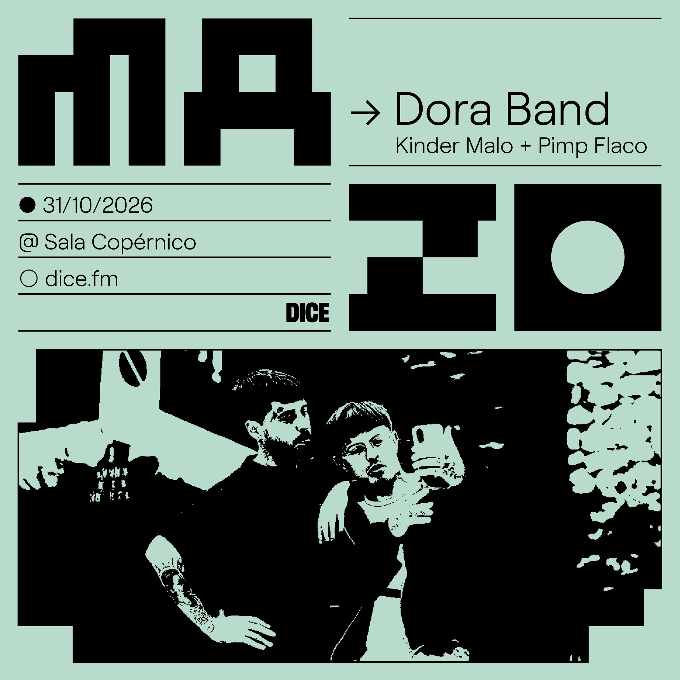 Dora Band (Pimp Flaco + Kinder Malo) en MAZO