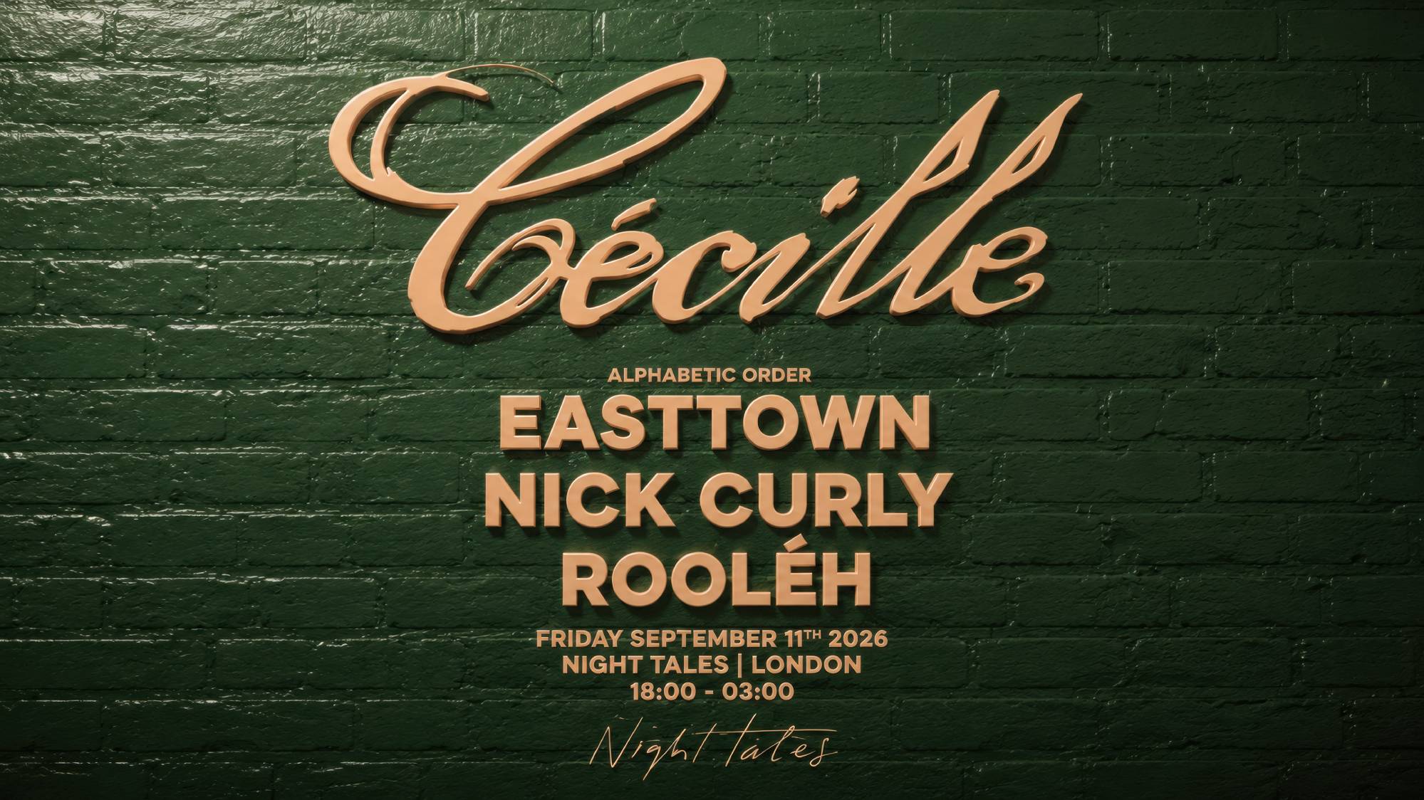Cécille Records: Nick Curley, Rooléh, Easttown