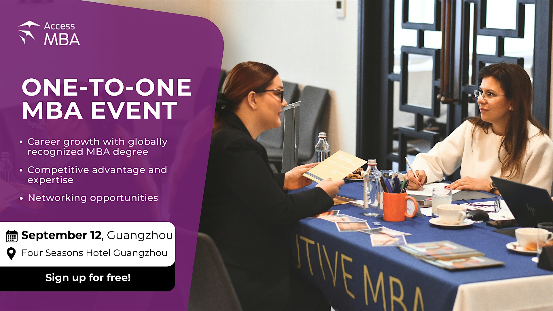 Discover One-to-One MBA Opportunities in Guangzhou on 12 September 2026