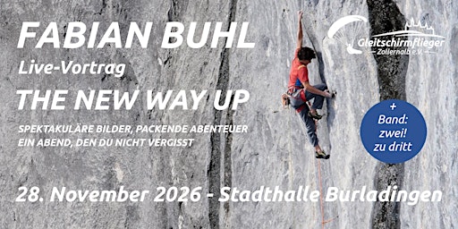 Live-Vortrag "THE NEW WAY UP" mit Fabian Buhl