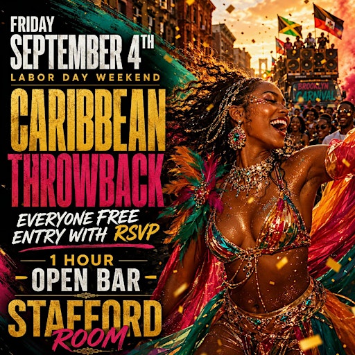 Labor Day Weekend Caribbean Throwback: Free Entry with RSVP