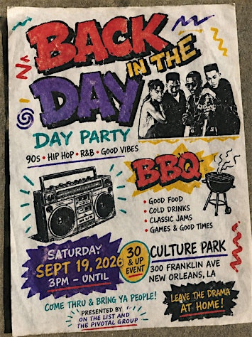 Back In The Day-Day Party