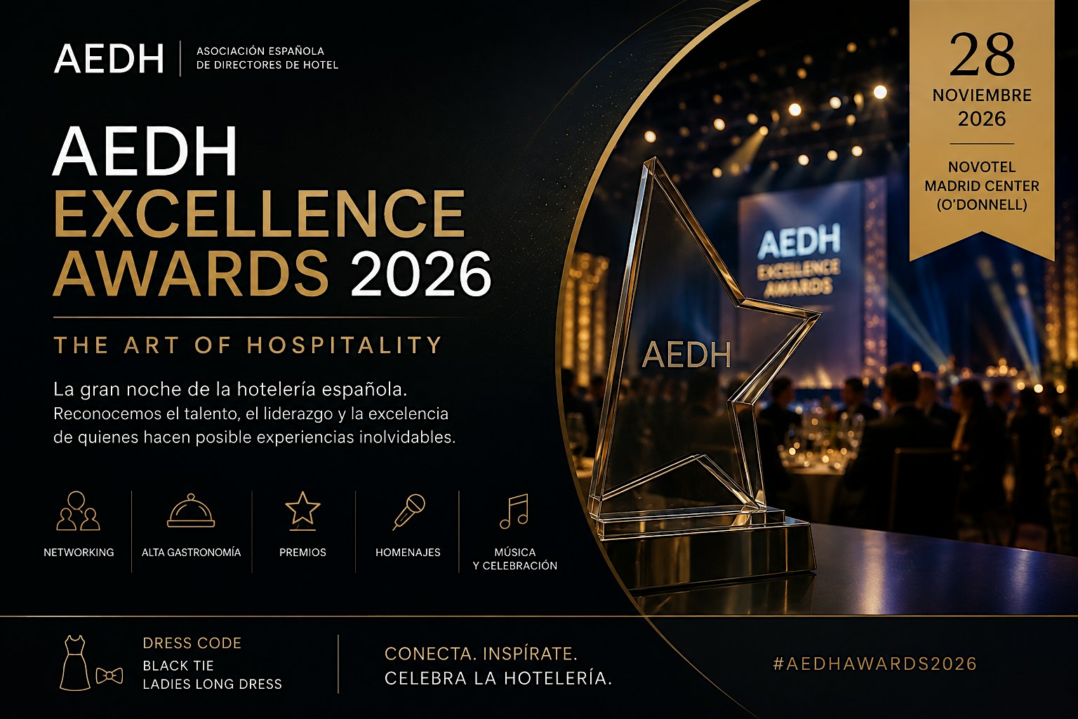 AEDH EXCELLENCE AWARDS 2026 (GALA AEDH)