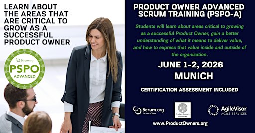 Certified Training | Professional Scrum Product Owner - Advanced (PSPO-A)