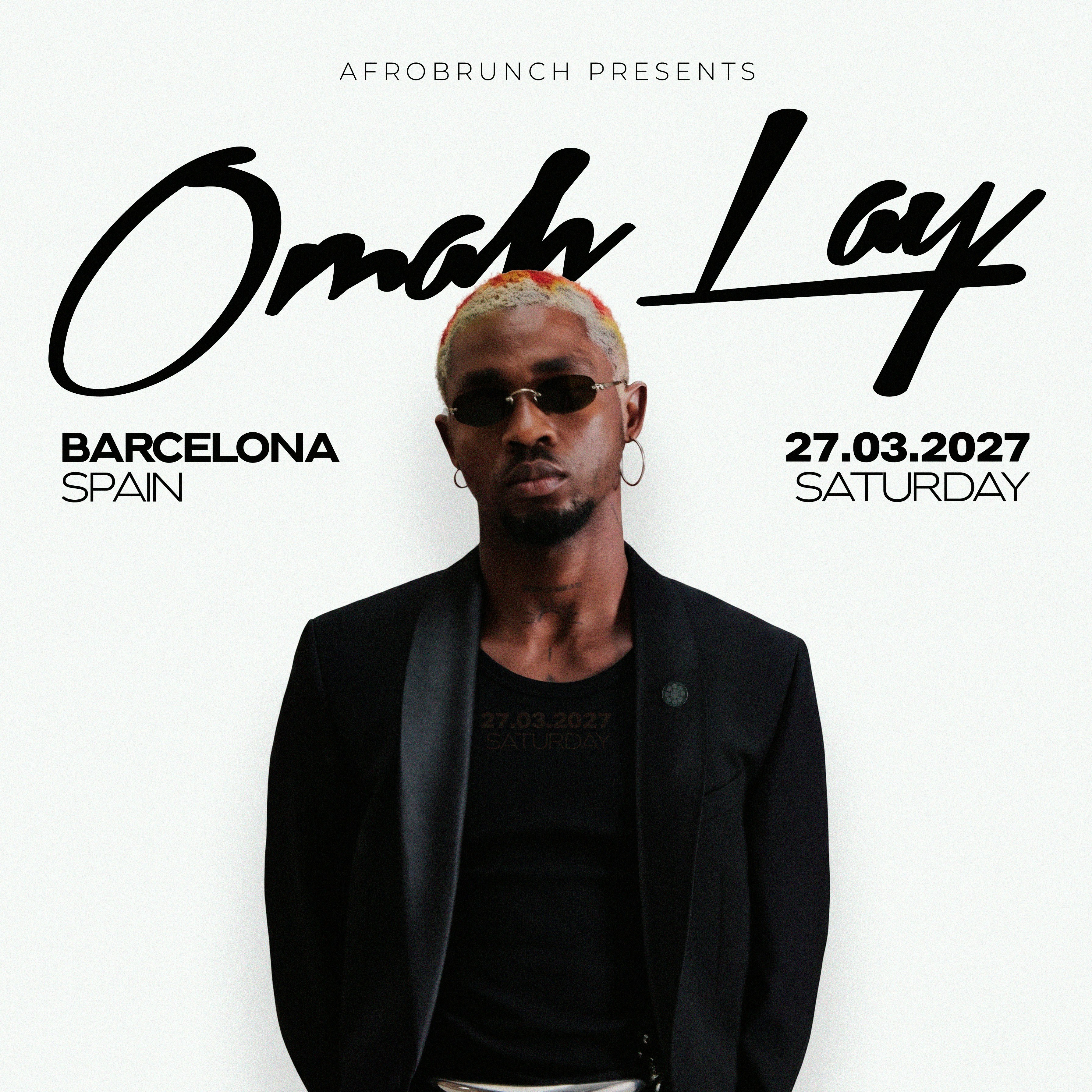 OMAH LAY x AFROBRUNCH BARCELONA WORLD TOUR