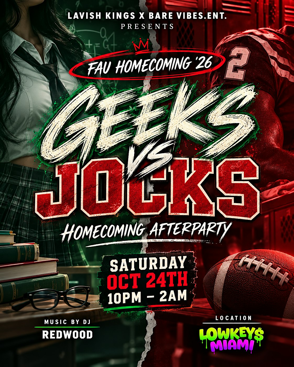 Geeks Vs Jocks (FAU Homecoming Afterparty)