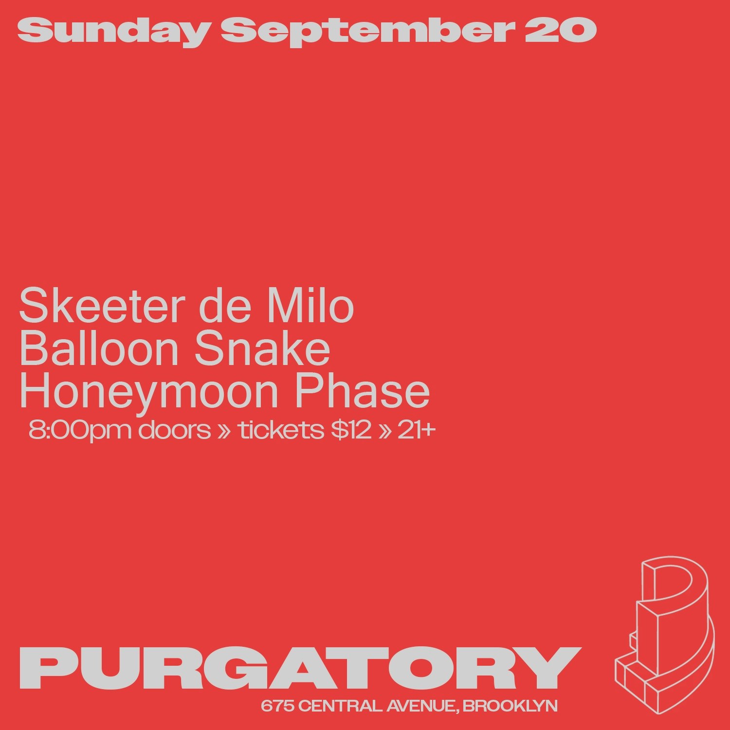 Honeymoon Phase, balloon snake, and Skeeter de Milo