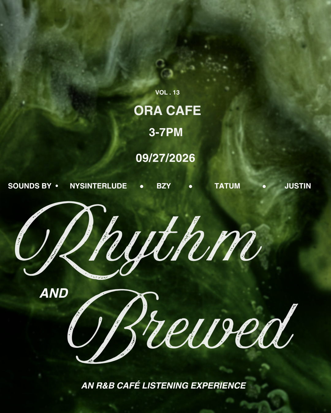 Rhythm & Brewed - R&B Cafe Experience